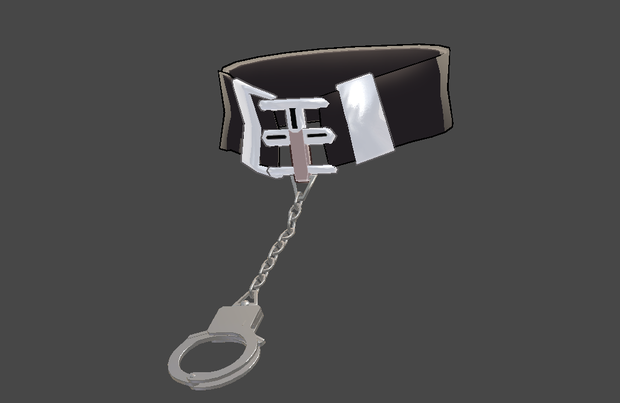 【VRChat用】手錠のネックレス Handcuffs Necklace
