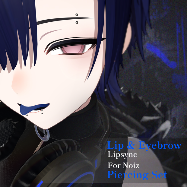 【ノイズ（noiz）RE】眉と口のピアス