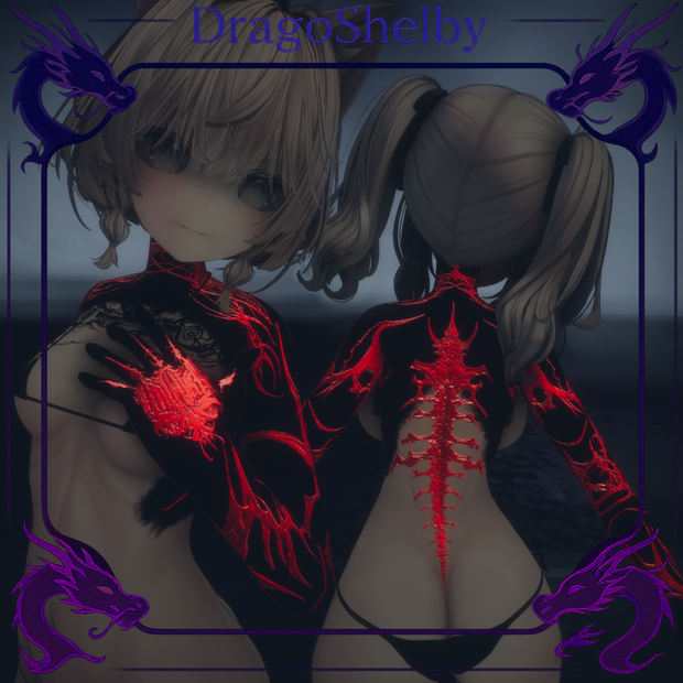 Crimson Infection Pack Tattoo / クリムゾン感染パックタトゥー