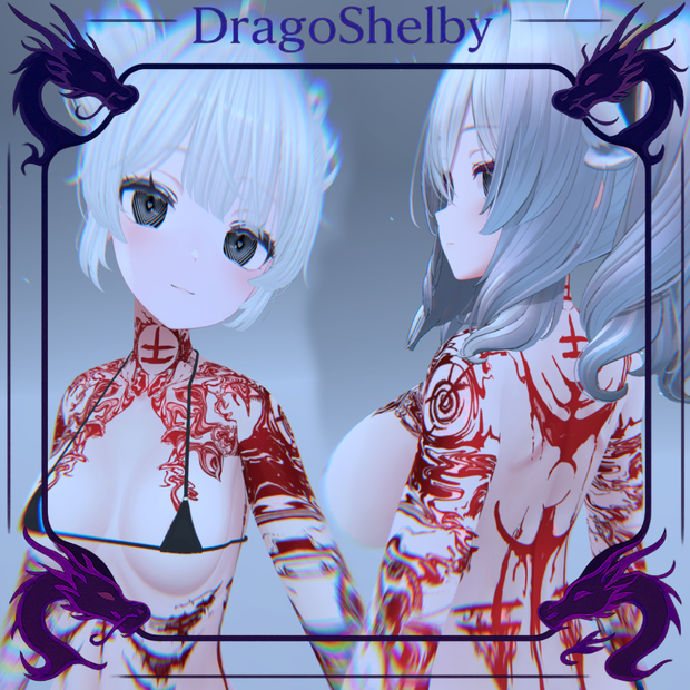 🩸Bleeding Vision Tattoo Pack/ブリーディングビジョンタトゥーパック🩸