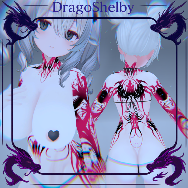 💀Infernal Flow Tattoo Pack/インフェルナル・フロー・タトゥーパック💀