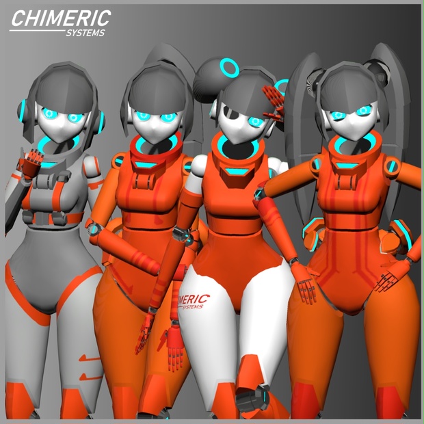 RACER bundle [Avatar] [Original] [VRChat] - CHIMERIC SYSTEMS - BOOTH