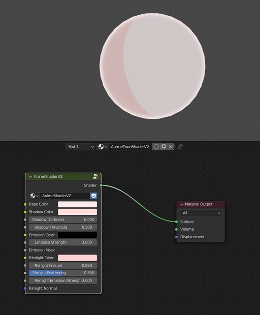 AnimeShaderV2 (Blender Shader) 