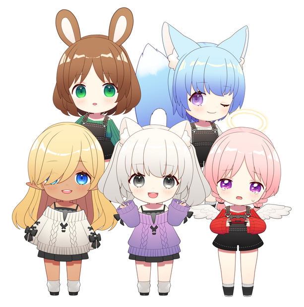 【VTubeStudio用】カスタムちびキャラ