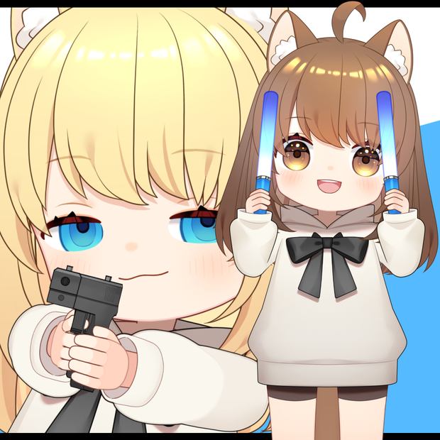 【VTubeStudio用】新デフォルメ猫耳少女