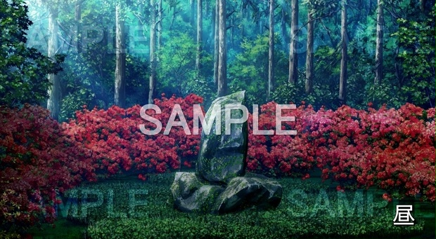 背景素材 石碑 平安編part01 1710heian12 背景専門店みにくる Booth