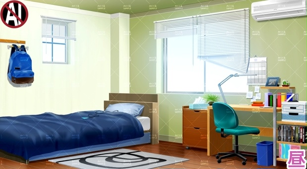 【背景素材】部屋②(日常編part23-cityscape_room05)