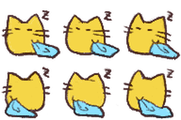 ピクリエ用アバター：ねぼすけにゃんぷっぷー