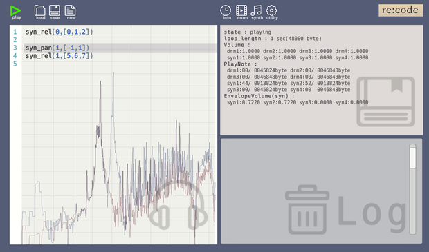 re:code - Programmable Music Sequencer