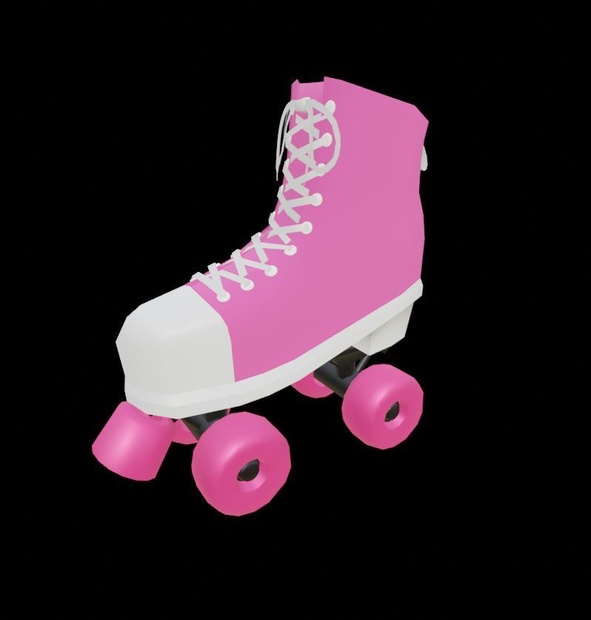 【3Dモデル VRChat】 のローラースケート Roller Skates