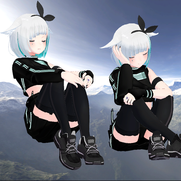 〔-Silence-〕動く！AFKモーション2種+固定版〔Humanoid用〕