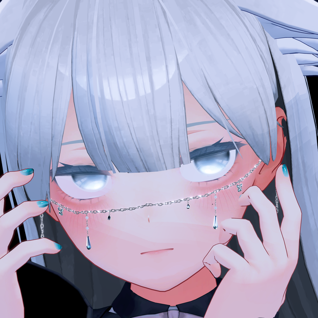 〔3Dモデル〕 Face Chain for Kikyo〔-Silence-〕
