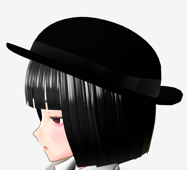 [FBX] [無料+] ボーラーハット [blenderファイル入り]