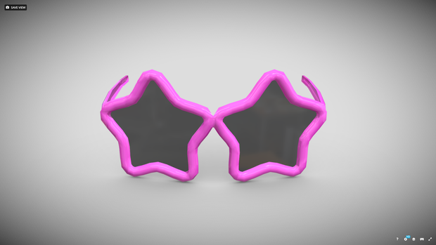 [FBX] [無料+] パーティーサングラス（星型）