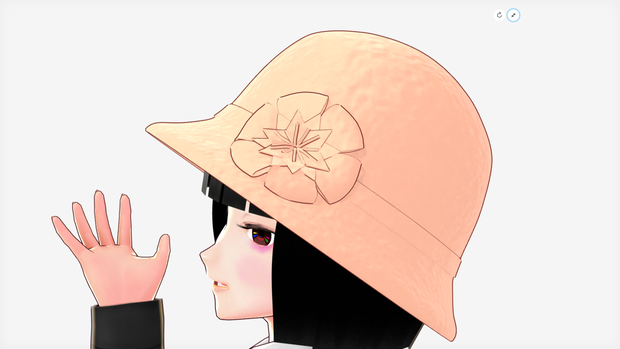 [FBX] クローシェハット(ベージュ・花)🪙