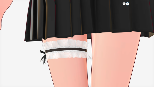 [FBX] ガーターリング（レース）for VRoid