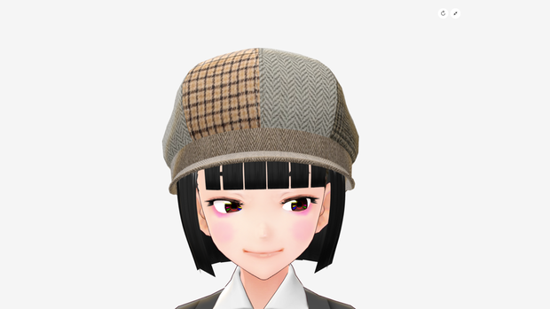 [FBX] ぷっくりキャスケット（パッチワーク・ウール）