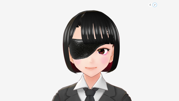 [FBX] アイパッチ／レザーTypeCH（評価版有り）🪙