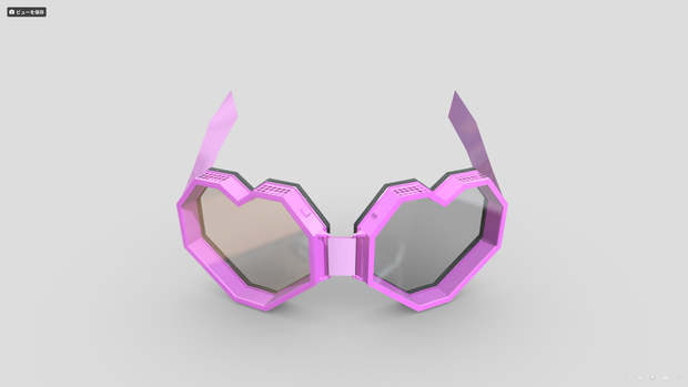 [FBX] ゴーグル（ハート）