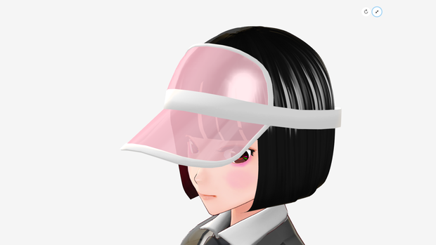 [FBX] サンバイザー（無地・クリア）／８色🪙