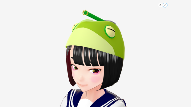 [FBX] [無料+] 帽子(カエルパンツァー)🪙