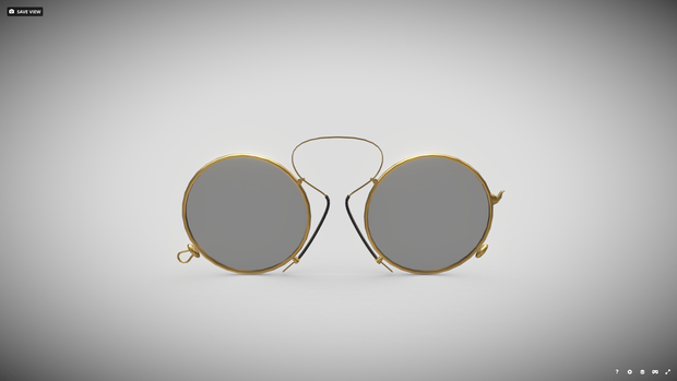 [FBX] 鼻眼鏡(ピンスネズ/Pince-nez）🪙