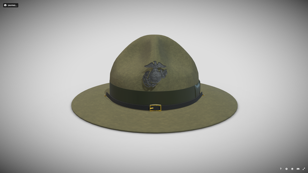 [FBX] キャンペーンハット（USMC風）