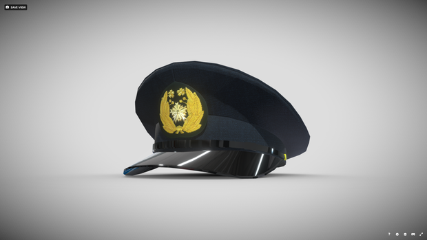 [FBX] 警察官制帽（日本）🪙