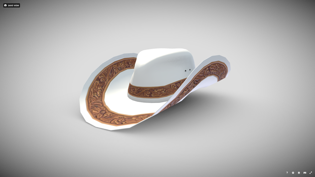 [FBX] ウエスタンハット（レザーベルトデザイン）🪙