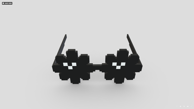 [FBX] [無料+] 8bitサングラス(フラワー)🪙