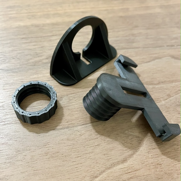 Vertical Drive Impact Button Holder with Screw