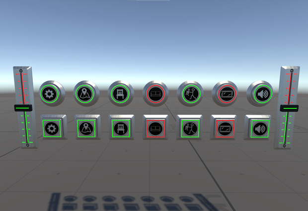 Advanced pushable Button & Slider for VRChat Worlds [SDK3]