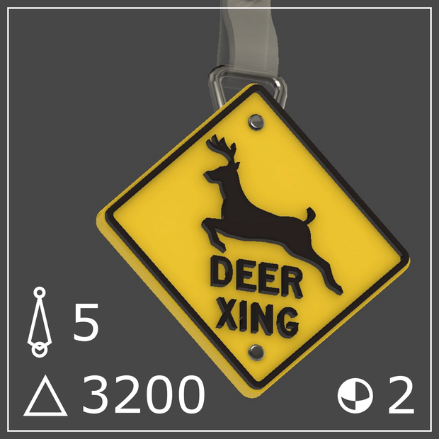 Deer Badge - 鹿タグ
