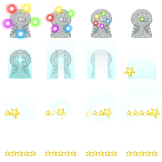 ピクスク用エフェクト（某ヒーローズガチャ風）