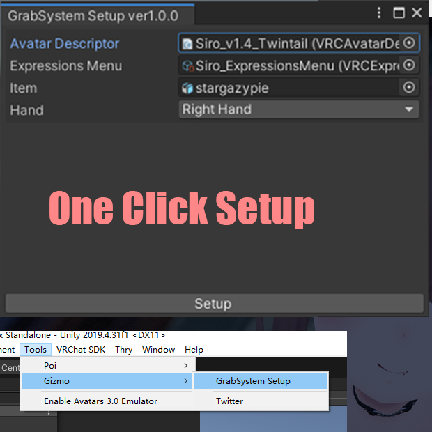 【無料】GrabSystem【UnityEditor拡張】