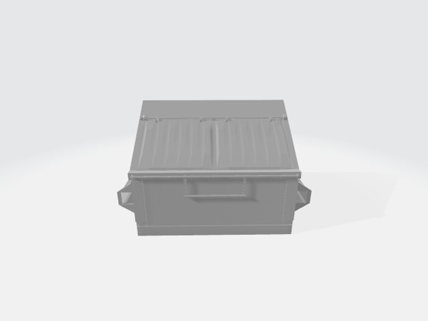 ゴミ箱（3D素材、FBX）