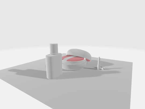 化粧品（３D素材、FBX）
