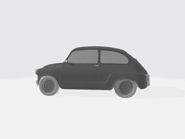 minicar（３D素材、FBX）