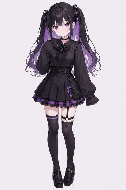 立ち絵素材 地雷系女子