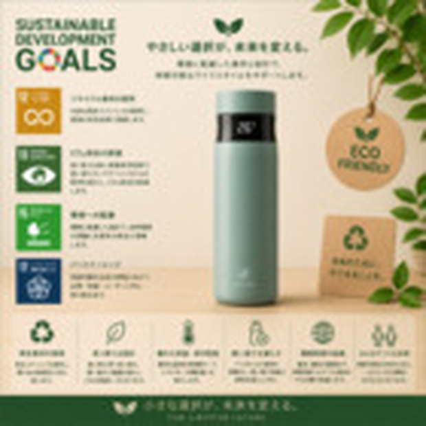 スマート節水センサー・ボトル - EcoSync Bottle