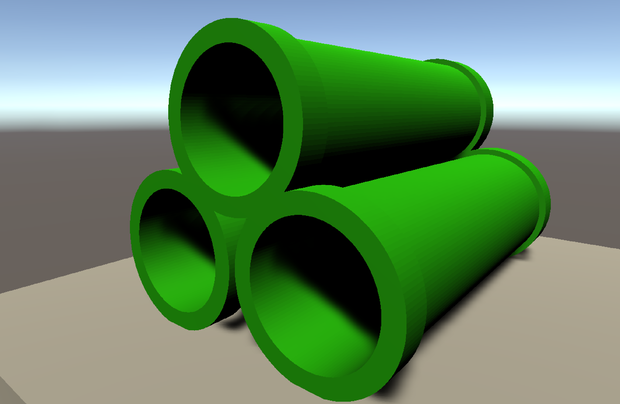 土管　3Dモデル　fbx