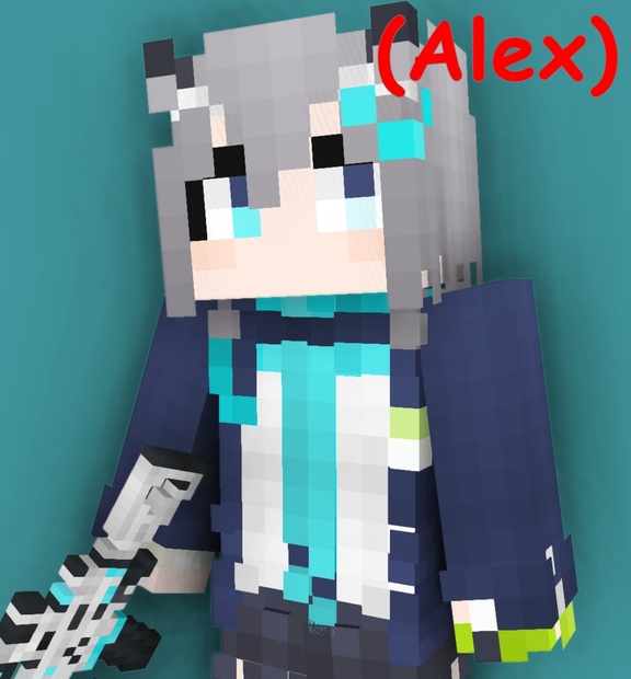 Alex版】Minecraft Skin - a391 - mickmick - BOOTH