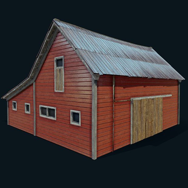 Farm Red Barn