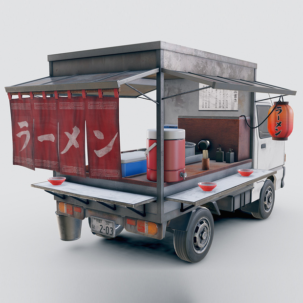 Japanese Ramen Van