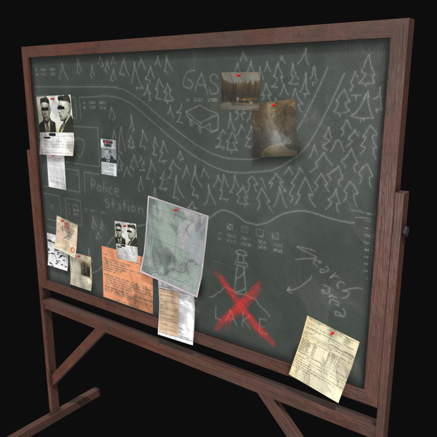 Police Chalkboard