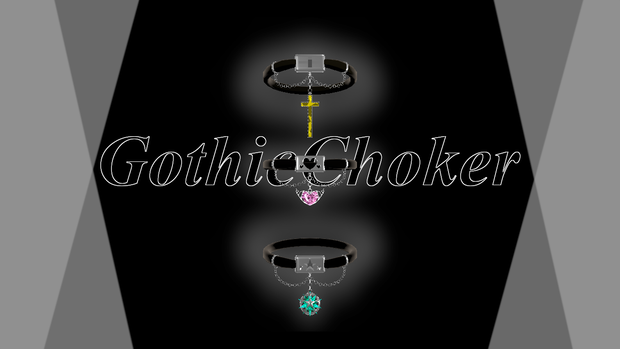 【FREE】GothicChoker【VRChat】