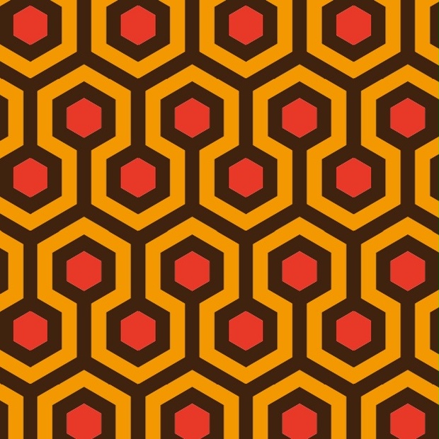 映画シャイニングOverlook Hotel カーペットパターン - 素材の