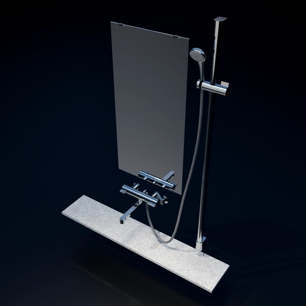 浴室セット（シャワー・バスタブ）【VRchat可】