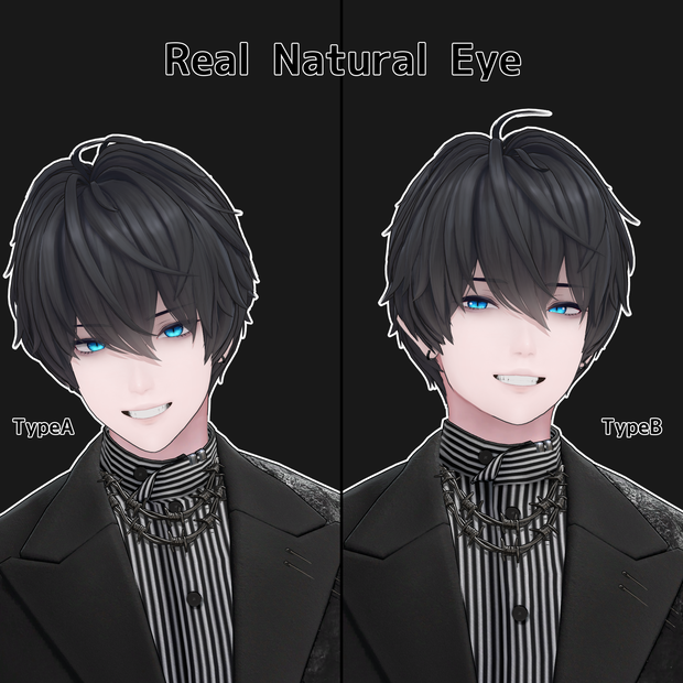 獏対応アイテクスチャ Real Natural Eye Texture