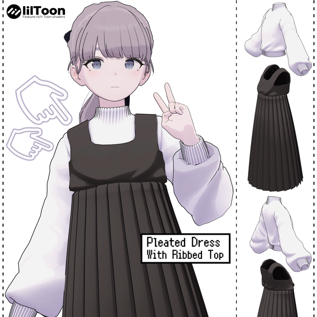 【Lapwing】Pleated Dress